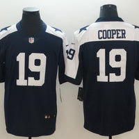Men's Dallas Cowboys Amari Cooper #19 Navy Alternate Fashion Game Jersey1