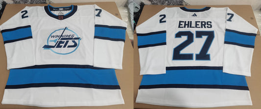 Men's Winnipeg Jets NikolaJ Ehlers #27 White Game Jersey1
