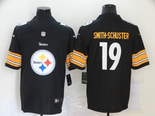 Men's Pittsburgh Steelers #19 JuJu Smith-Schuster Black Alternate Game Jersey1