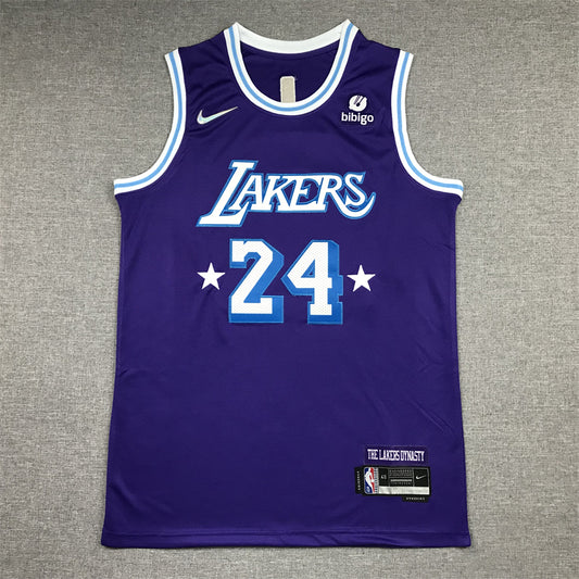 Men's Los Angeles Lakers Kobe Bryant Purple 2021/22 Swingman Jersey1 City Edition