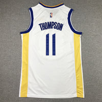 Men's Golden State Warriors Klay Thompson #11 White Player Jersey1