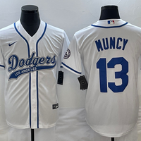 Men's Los Angeles Dodgers Max Muncy #13 White Player Jersey1 Joint Edition
