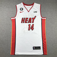 Men's Miami Heat Tyler Herro #14 White 2022/23 Swingman Jersey1 - Association Edition