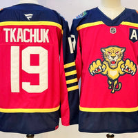 Men's Florida Panthers Matthew Tkachuk #19 Red Breakaway Player Jersey