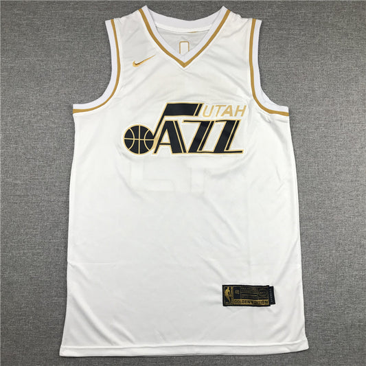 Men's Utah Jazz Donovan Mitchell #45 White Swingman Jersey1