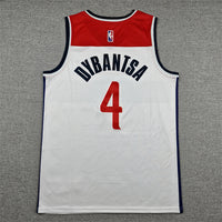 Men's Washington Wizards AJ Dybantsa #4 White Swingman Jersey - Association Edition