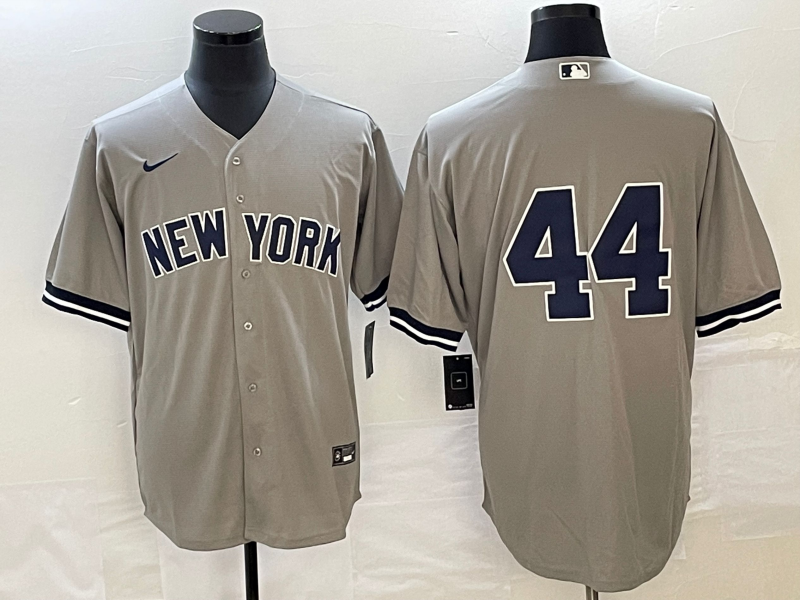 Reggie Jackson New York Yankees Gray Jersey