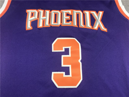 Men's Phoenix Suns Chris Paul Purple 2020/21 Fast Break Replica Player Jersey1