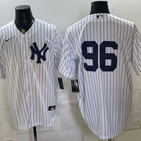 Men's New York Yankees George Lombard Jr. #96 White Home Replica Jersey