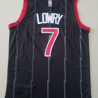 Men's Toronto Raptors Kyle Lowry Black 2020/21 Swingman Jersey1