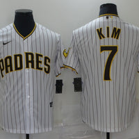 Men's San Diego Padres Ha-Seong Kim #7 White Player Stitched Jersey1