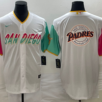 Men's San Diego Padres White City Connect Replica Player Jersey1