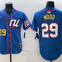 Men's National League James Wood #29 Blue 2025 All-Star Edition Limited Player Jersey