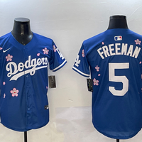 Men's Los Angeles Dodgers Freddie Freeman #5 Royal Alternate Replica Team Jersey1