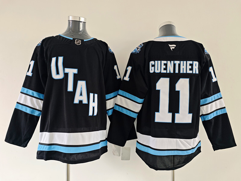 Men's Utah Mammoth Dylan Guenther #11 Fanatics Black Player Game Jersey