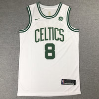 Men's Boston Celtics Kemba Walker #8 NBA White Game Jersey1