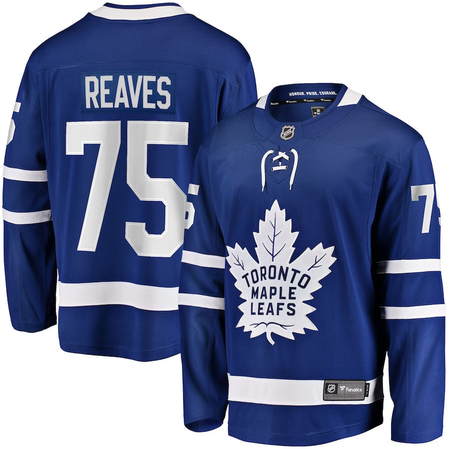Men's Toronto Maple Leafs Ryan Reaves #75 Blue Player Game Jersey1
