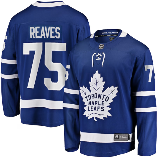 Men's Toronto Maple Leafs Ryan Reaves #75 Blue Player Game Jersey1