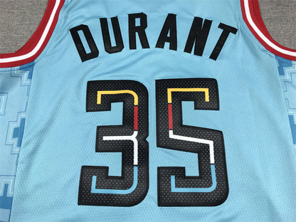 Men's Phoenix Suns Kevin Durant #35 Turquoise 2022/23 Swingman Jersey1 - City Edition