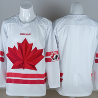 Men's Canada Hockey White 2026 Winter Olympics Blank Jersey