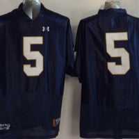 Men's Notre Dame Fighting Irish Manti Te'o #5 Navy Player Game Jersey