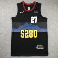 Men's Denver Nuggets Jamal Murray #27 Black 2023/24 Swingman Jersey1 - City Edition