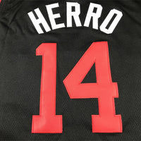 Men's Miami Heat Tyler Herro #14 Black 2023/24 Swingman Jersey1 - City Edition