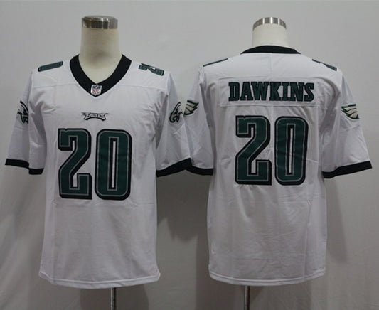 Men's Philadelphia Eagles Brian Dawkins #20 White Game Jersey1