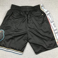 Men's Memphis Grizzlies Black 2022/23 City Edition Basketball Shorts1