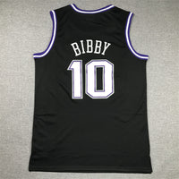 Men's Sacramento Kings Domantas Sabonis #10 Black Hardwood Classics Swingman Jersey1