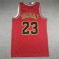 Men's Chicago Bulls Michael Jordan Red Hardwood Classics Jersey1 Chinese Edition