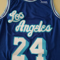 Men's Los Angeles Lakers Kobe Bryant #24 Royal Swingman Jersey1