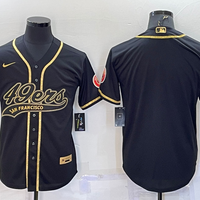 Men's San Francisco 49ers Black Blank Game Jersey1