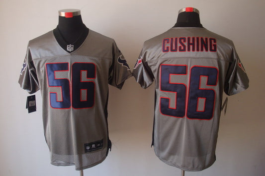 Men's Houston Texans Brian Cushing #56 Gray Game Jersey1