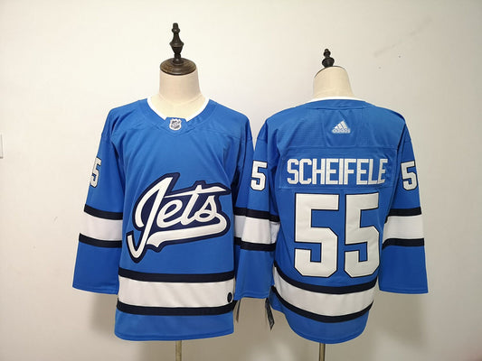 Men's Winnipeg Jets Mark Scheifele #55 Blue Player Jersey1
