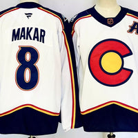 Men's Colorado Avalanche Cale Makar #8 White Breakaway Player Jersey