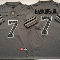 Men's Ohio State Buckeyes Dwayne Haskins #7 Gray Player Game Jersey