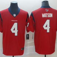 Men's Deshaun Watson Houston Texans #4 Player Game Jersey1 - Red