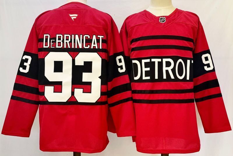Men's Detroit Red Wings Alex DeBrincat #93 Fanatics Red Player Jersey