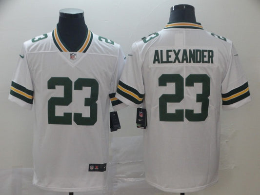 Men's Green Bay Packers Jaire Alexander #23 White Game Jersey1
