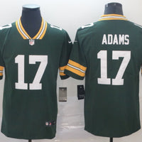 Men's Green Bay Packers Davante Adams #17 Green Team Game Jersey1