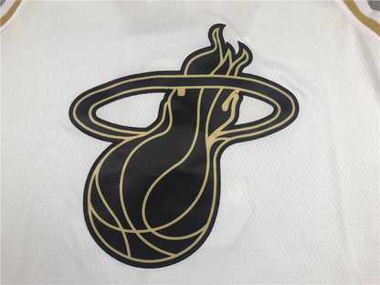 Men's Miami Heat Dwyane Wade #3 White Swingman Player Jersey1