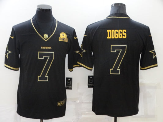 Men's Dallas Cowboys Trevon Diggs #7 Black Game Jersey1