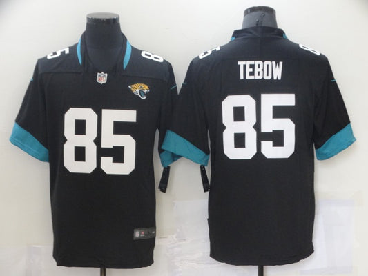 Men's Jacksonville Jaguars Tim Tebow #85 Black Game Jersey1
