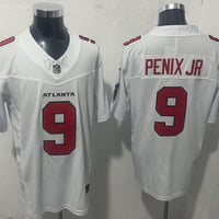 Men's Atlanta Falcons Michael Penix Jr. #9 White Game Player Jersey