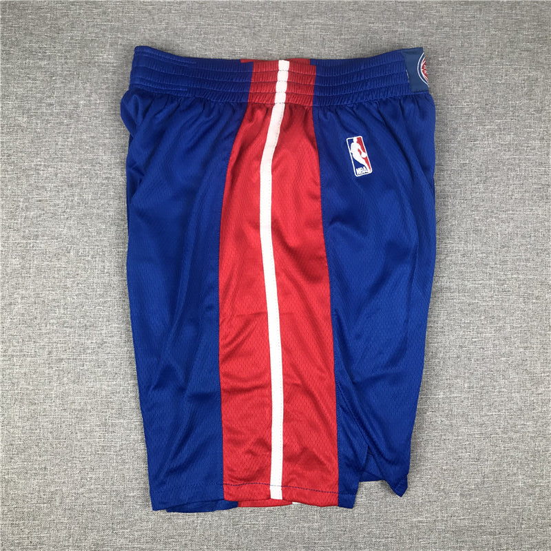 Men's Detroit Pistons Blue Pocket Shorts1