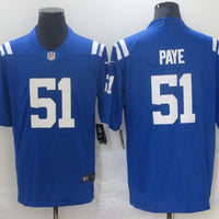 Men's Indianapolis Colts Kwity Paye #51 Blue Game Jersey1