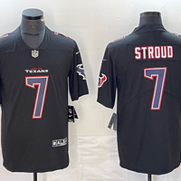 Men's Houston Texans C.J. Stroud #7 Black Fashion Game Jersey1