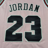 Men's Chicago Bulls Michael Jordan #23 Pink 1997/98 Hardwood Classics Swingman Jersey1