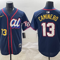 Men's American League Junior Caminero #13 Navy 2025 All-Star Edition Limited Player Jersey